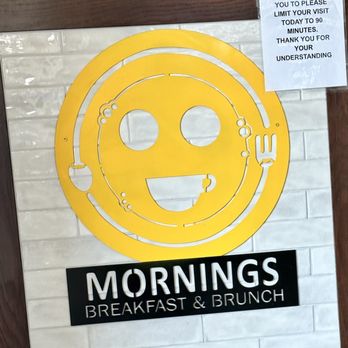 Mornings Breakfast & Brunch - It's a busy weekend morning (the first morning of Daylight Savings Time). 90 minutes! - Breakfast & Brunch Near Me - Fishers, Indiana Mornings Breakfast & Brunch - It's a busy weekend morning (the first morning of Daylight Savings Time). 90 minutes! - Breakfast & Brunch Near Me - Fishers, Indiana