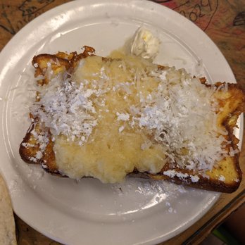 Kihei Caffe - French toast with pineapple and coconut! - Hawaiian Near Me - Kihei, Hawaii Kihei Caffe - French toast with pineapple and coconut! - Hawaiian Near Me - Kihei, Hawaii