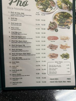 Menu photo 8 Pho 45 Garden Grove, CA
