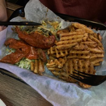 Angry Pepper Waterside - Buffalo chicken strips & waffle fries - Barbeque Near Me - Madeira Beach, Florida Angry Pepper Waterside - Buffalo chicken strips & waffle fries - Barbeque Near Me - Madeira Beach, Florida