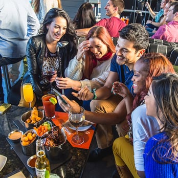 Topgolf - Food and beverage service in each bay - Golf Near Me - Virginia Beach, Virginia