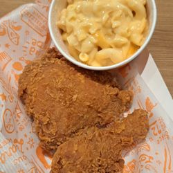 Popeyes Louisiana Kitchen - Two Piece Chicken with Mac and Cheese