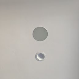 In-ceiling speakers. In-ceiling speakers.