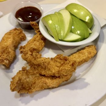 1841 Cafe - Kids Chicken Strips with Apple Slices - Southern Near Me - Lenoir, North Carolina