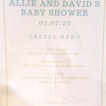 LA Paris Creperie - Custom menu provided by La Paris Creperie - Caterers Near Me LA Paris Creperie - Custom menu provided by La Paris Creperie - Caterers Near Me