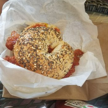 Big Basin Cafe - Bagel sammy. Kinda long wait - Coffee & Tea Near Me - Saratoga, California