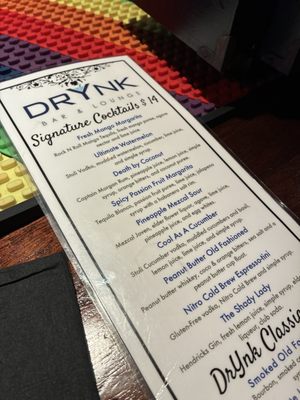 Menu photo 1 Drynk Bar & Lounge Wilton Manors, FL