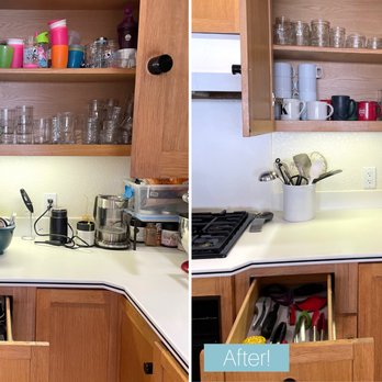 Carouba Solutions - Kitchen drawers and cabinets converted into organized, tidy storage solutions. - Home Organization Near Me