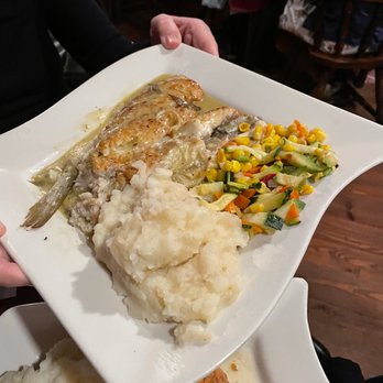 Cap's Place Island Restaurant - Snapper in butter sauce - Seafood Near Me - Lighthouse Point, Florida