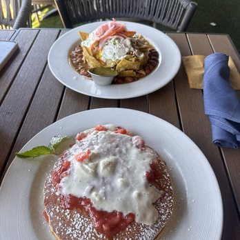 Hash Kitchen - Chilaquiles * and Strawberry Shortcake Pancakes - New American Near Me - Peoria, Arizona Hash Kitchen - Chilaquiles * and Strawberry Shortcake Pancakes - New American Near Me - Peoria, Arizona