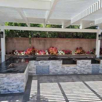 EN Builders - Counter, stacked stone,  patio cover and flooring in. - General Contractors Near Me - Tarzana, California