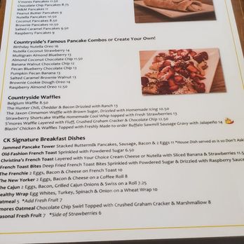 Countryside Kitchen - Menu - Breakfast & Brunch Near Me - Mahopac, New York
