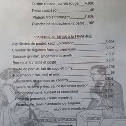 Chez Jean-Léon - Speisekarte