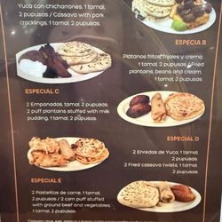 Dinora's Bakery Y Pupuseria - Especiales