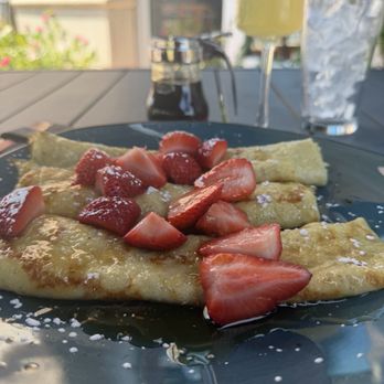 Berries & Batter Cafe - Crepes added strawberry's. They came out soooo oily!!! - Breakfast & Brunch Near Me - Frisco, Texas