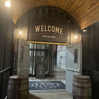 Giant Texas Distillers - ground level entrance stairs to tasting room - Distilleries Near Me - Houston, Texas Giant Texas Distillers - ground level entrance stairs to tasting room - Distilleries Near Me - Houston, Texas