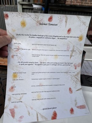 Menu photo 4 Bhima's Warung Waterloo, ON