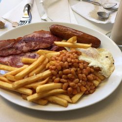 Kings Coffee House - Bacon grill withe beans added. So good.