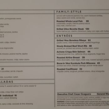 Rumorosa - Dinner menu - Desserts Near Me - San Diego, California Rumorosa - Dinner menu - Desserts Near Me - San Diego, California