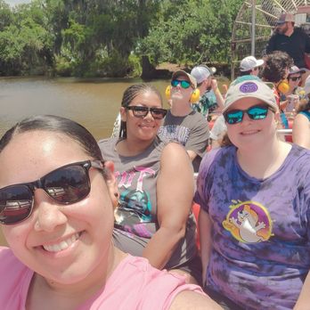 Airboat Adventures - Girls trip! - Boat Tours Near Me - Lafitte, Louisiana