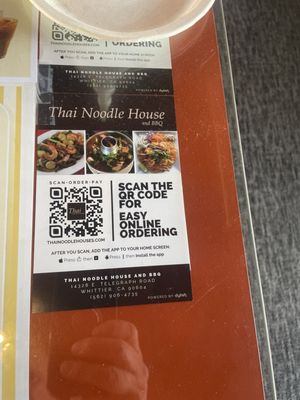 Menu photo 8 Thai Noodle House & BBQ Whittier, CA