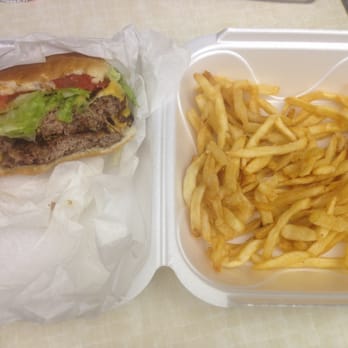 Sharks Bar & Grill - Double Burger and Fries - American Near Me - Largo, Florida Sharks Bar & Grill - Double Burger and Fries - American Near Me - Largo, Florida