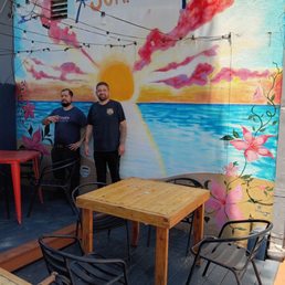 Sunnies Restaurant Ocean Beach point Loma Avenue and Sunset Cliffs Blvd. Jorge and Jesus, Staff members