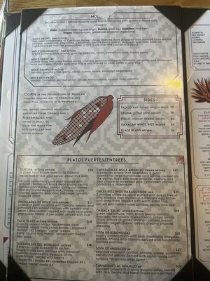 Menu photo 1 Copal Santa Cruz, CA