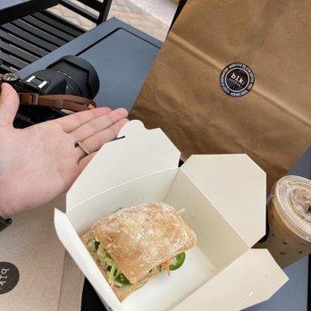 Blk Dot Coffee - Sandwich. Too small. - Coffee & Tea Near Me - Irvine, California