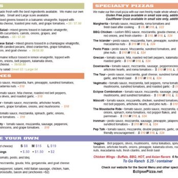 Eclipse Pizza Co. - Menu - Pizza Near Me - Reno, Nevada Eclipse Pizza Co. - Menu - Pizza Near Me - Reno, Nevada