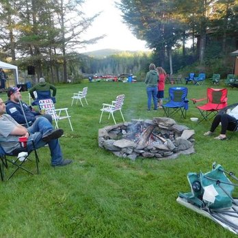 Ladd Pond Cabins and Campground - Camp fires with other guests on the massive lawn area. - Campgrounds Near Me - Stewartstown, New Hampshire Ladd Pond Cabins and Campground - Camp fires with other guests on the massive lawn area. - Campgrounds Near Me - Stewartstown, New Hampshire