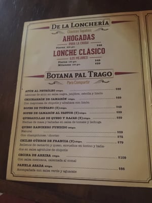 Menu photo 4 Cantina Lafayette Guadalajara, JAL Menu photo 4 Cantina Lafayette Guadalajara, JAL