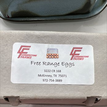 Corner BBQ Shack - Eggs for sale: $5 a carton, $4.50 a carton afterward if you bring the carton back. - Barbeque Near Me - McKinney, Texas