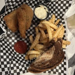 Mayor’s Restaurant - Cod fish fry with fries. Yum