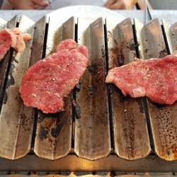 Parrillan - Grilling is fun but the taste is plain even with the sauces