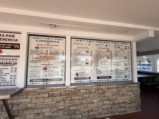 Menu photo 2 El Super Burrito Jr Temple City, CA