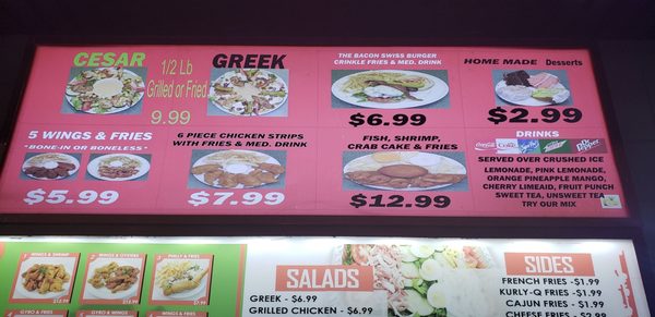 Menu photo 2 Tunis Seafood Wings and Subs Orange Park, FL Menu photo 2 Tunis Seafood Wings and Subs Orange Park, FL