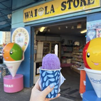 Waiola Shave Ice - Ube shave ice (small) - Ice Cream & Frozen Yogurt Near Me - Honolulu, Hawaii