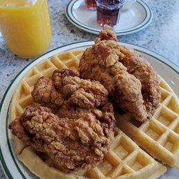 Chicken and waffles