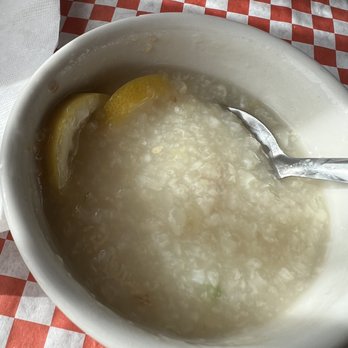 Uncle Mike's Place - Complimentary arroz caldo - Breakfast & Brunch Near Me - Chicago, Illinois