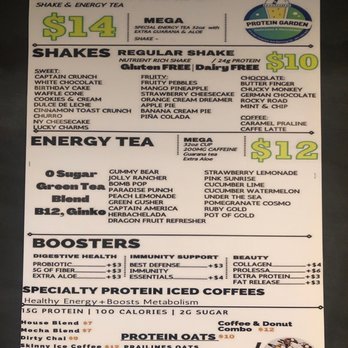 Protein Garden - Menu - Breakfast & Brunch Near Me - Banning, California Protein Garden - Menu - Breakfast & Brunch Near Me - Banning, California