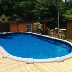Rec Pool and Spa - 15x30 in a Deck