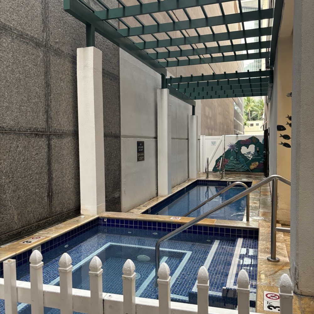 Waikiki Malia - POOL  stuffed in an alley - NO SUN  Wait...is this HAWAII?! - Hotels Near Me - Honolulu, Hawaii