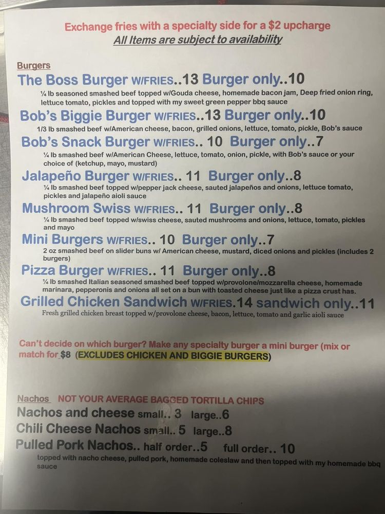 Bob's Grab & Go Logo