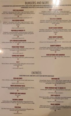 Menu photo 6 Pop's Public House Gilroy, CA