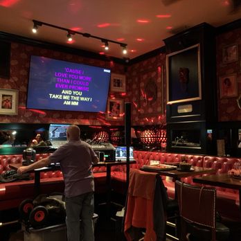 Lily's Bar Pizza Patio - Karaoke setup with DJ Gene - Pizza Near Me - Boston, Massachusetts Lily's Bar Pizza Patio - Karaoke setup with DJ Gene - Pizza Near Me - Boston, Massachusetts