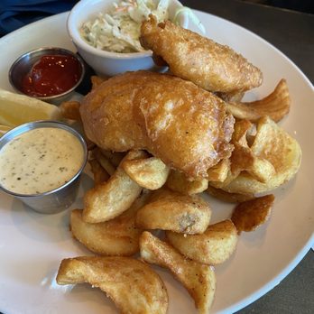 The Waterfront Taphouse - Fish n chips. Additional fish would've been $5 per piece - Beer Bar Near Me - Vancouver, Washington The Waterfront Taphouse - Fish n chips. Additional fish would've been $5 per piece - Beer Bar Near Me - Vancouver, Washington
