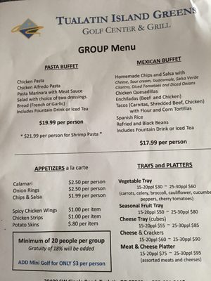 Menu photo 2 Tualatin Island Greens Tualatin, OR Menu photo 2 Tualatin Island Greens Tualatin, OR