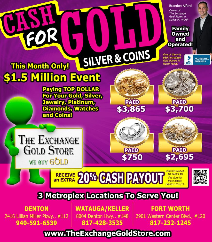 THE EXCHANGE GOLD STORE Updated July 2024 22 Photos 2416 Lillian