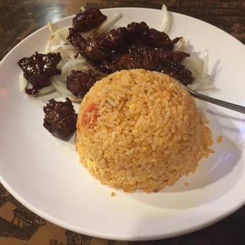 Cluck2Go - Filet mignon cubes with red rice (Bo Luc Lac) - Hainan Near Me - Rowland Heights, California Cluck2Go - Filet mignon cubes with red rice (Bo Luc Lac) - Hainan Near Me - Rowland Heights, California